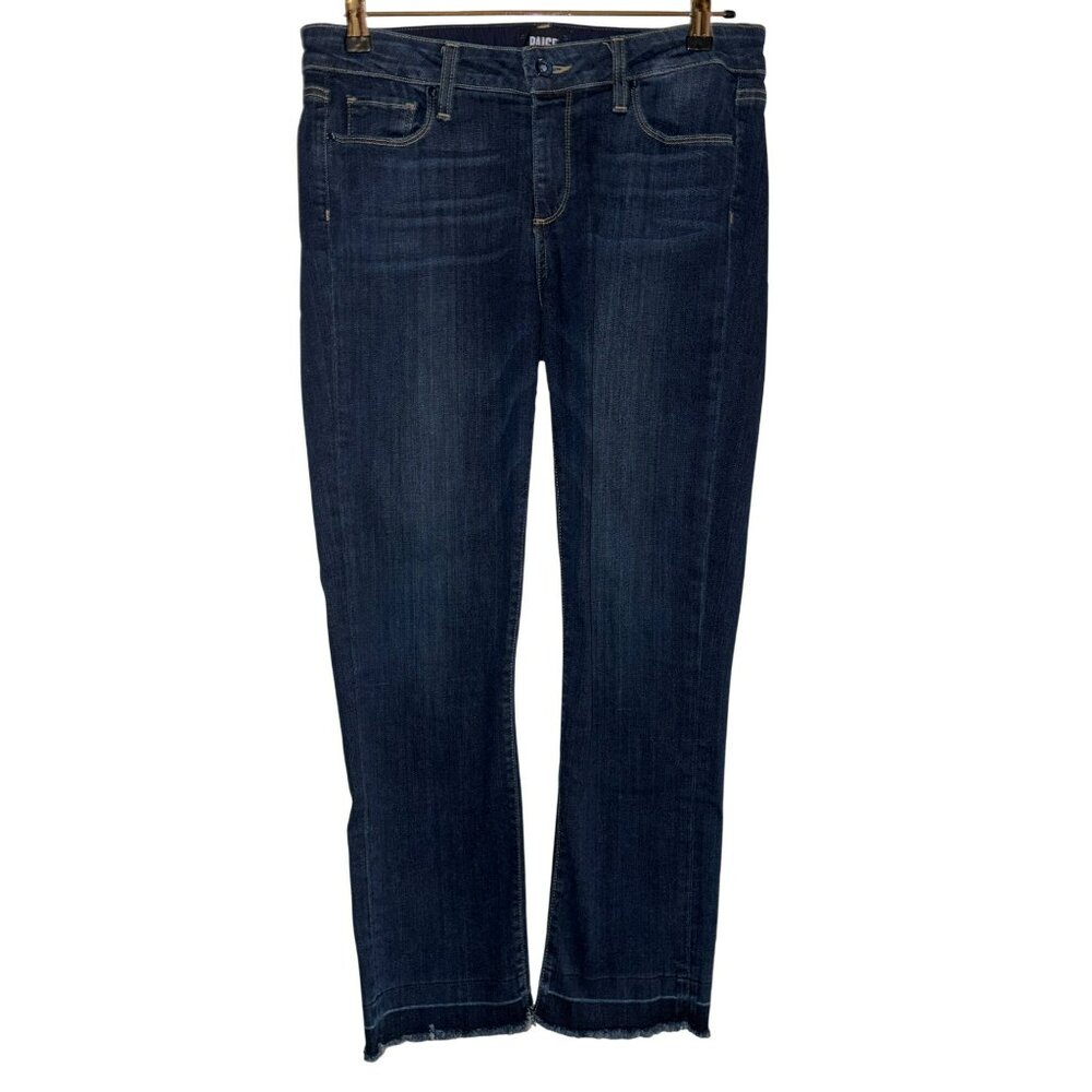 Paige Jeans Miki Straight Raw Hem Ankle/Crop Size 30